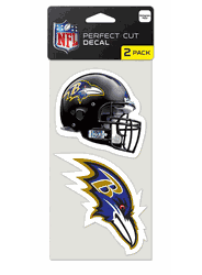 Baltimore Ravens Set of 2 Die Cut Decals