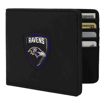 Baltimore Ravens Shield Wallet - Black