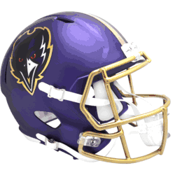 Baltimore Ravens Speed Full Size Replica Football Helmet Alternate 2024