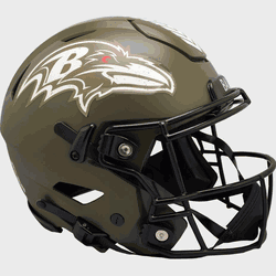 Baltimore Ravens SpeedFlex Full Size Football Helmet SALUTE TO SERVICE