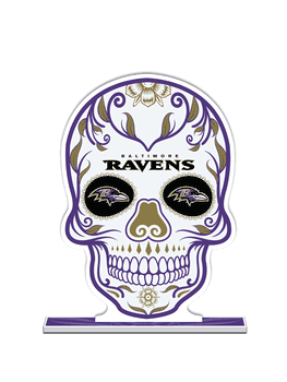 Baltimore Ravens Standee, Skull