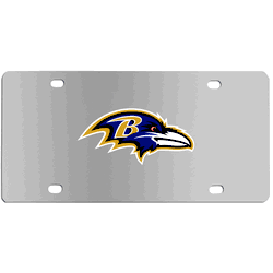 Baltimore Ravens Steel License Plate Wall Plaque