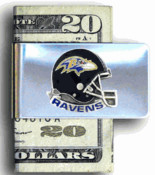 Baltimore Ravens Steel Money Clip