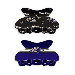Baltimore Ravens Team Hair Claw Set