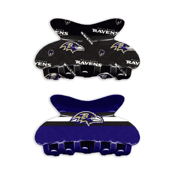 Baltimore Ravens Team Hair Claw Set