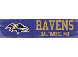 Baltimore Ravens Team Name Sign
