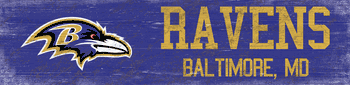 Baltimore Ravens Team Name Sign