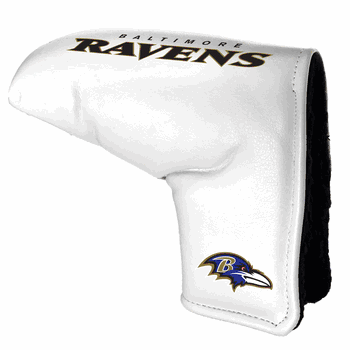 Baltimore Ravens Tour Blade Putter Cover (White)
