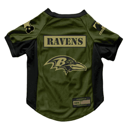 Baltimore Ravens Valor Pet Stretch Jersey - Small