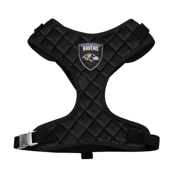 Baltimore Ravens Velvet Pet Harness - Large