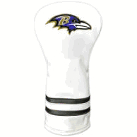 Baltimore Ravens Vintage Driver Headcover (White)