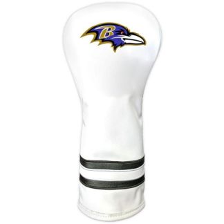 Baltimore Ravens Vintage Fairway Headcover (White)