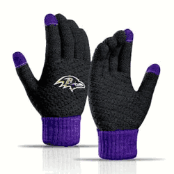 Baltimore Ravens Waffle Knit Glove