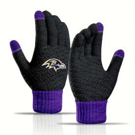 Baltimore Ravens Waffle Knit Glove