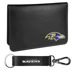 Baltimore Ravens Weekend Bi-fold Wallet & Strap Key Chain