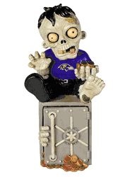 Baltimore Ravens Zombie Figurine Bank CO