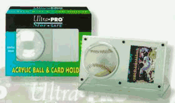 Baseball & Card Holder - Acrylic