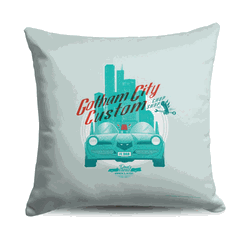 Batman Gotham's Customs Throw Pillow 18x18 Inches