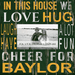 Baylor Bears 10x10 In This House Frame