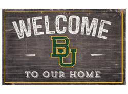 Baylor Bears 11X19 Welcome to Our Home Sign