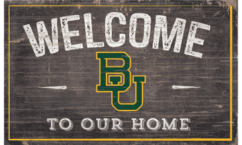 Baylor Bears 11X19 Welcome to Our Home Sign