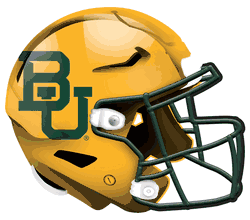 Baylor Bears 12in Authentic Helmet Sign