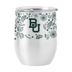 Baylor Bears 16oz Botanical Stainless Curved Beverage