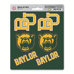 Baylor Bears 6 Count Mini Decal Sticker Pack