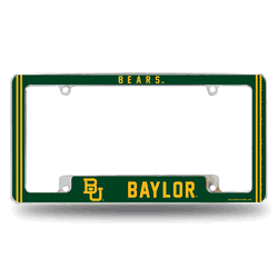 Baylor Bears Alternate Design All Over Chrome Frame