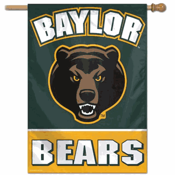 Baylor Bears Banner 28x40 Vertical