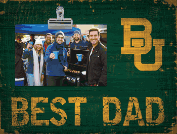 Baylor Bears Best Dad Clip Frame
