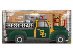 Baylor Bears Best Dad Truck 6x12 Sign