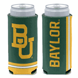 Baylor Bears Can Cooler Slim Can Design