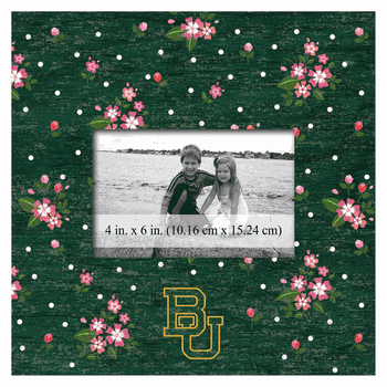 Baylor Bears Floral 10x10 Frame