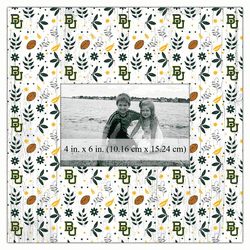 Baylor Bears Floral Pattern 10x10 Frame