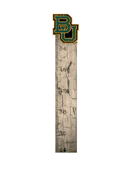 Baylor Bears Growth Chart Sign 6x36