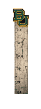Baylor Bears Growth Chart Sign 6x36