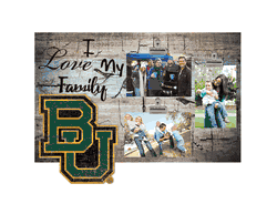 Baylor Bears I Love my Family Clip Frame