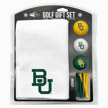 Baylor Bears Microfiber Towel Gift Set - 16 x 40 (White)