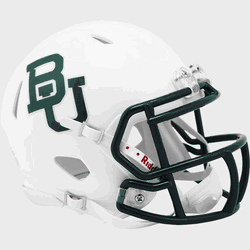 Baylor Bears NCAA Mini Speed Football Helmet White Metallic