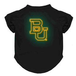 Baylor Bears Neon Pet T-Shirt, X-Large