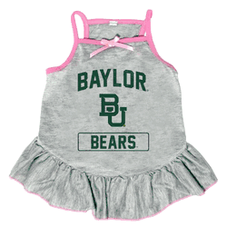 Baylor Bears Pet Dress Grey Type Large