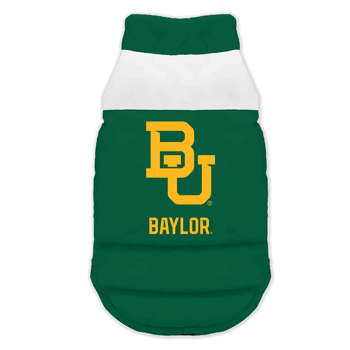 Baylor Bears Pet Parka Puff Vest Extra Small