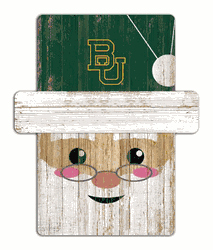 Baylor Bears Santa Ornament