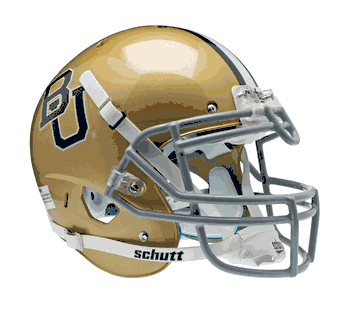 Baylor Bears Schutt Authentic XP Full Size Helmet - Gold