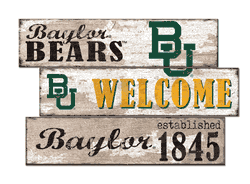 Baylor Bears Welcome 3 Plank