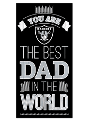 Best Dad in the World 6x12 Sign  