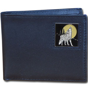 Bi-fold Wallet - Howling Wolf
