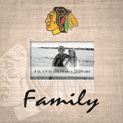 Blackhawks Family Picture Frame