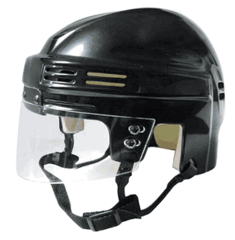 Blank SportStar NHL NCAA Hockey Player Mini Helmet - Black